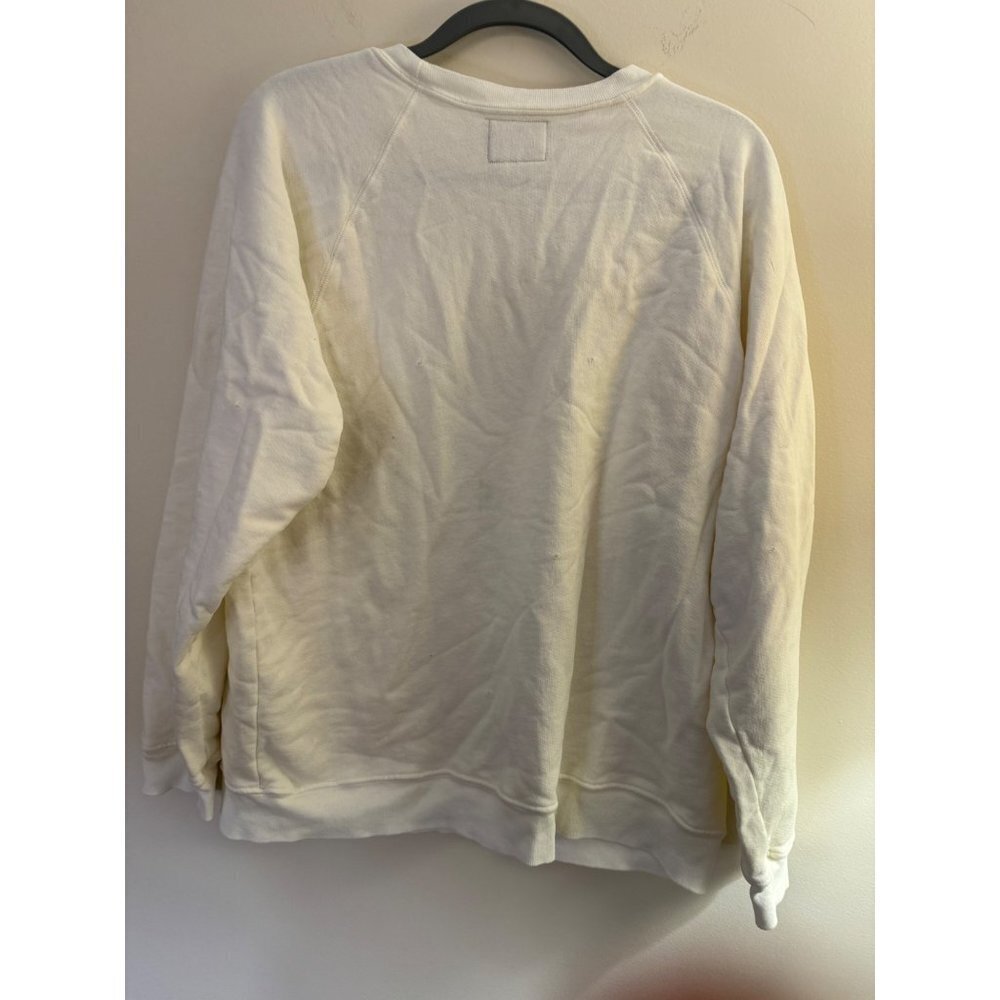 Free People Retro Brand Love Love Love Crew Neck Sweatshirt Size L New - Picture 5 of 5